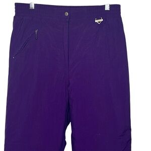 Fera Ski Wear Womens Sz 10 Vintage Ski Snowboard Snow Pants Purple 90’s